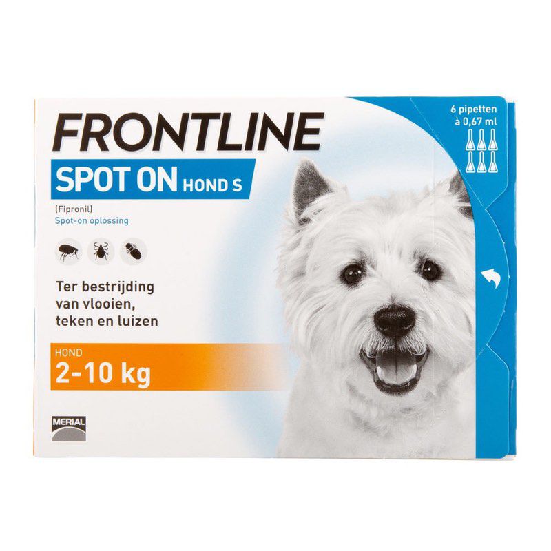 mosterd onstabiel Schuine streep Frontline Spot-On™ Hond - Pipet tegen vlooien en teken - Merial /  Direct-Dierenarts