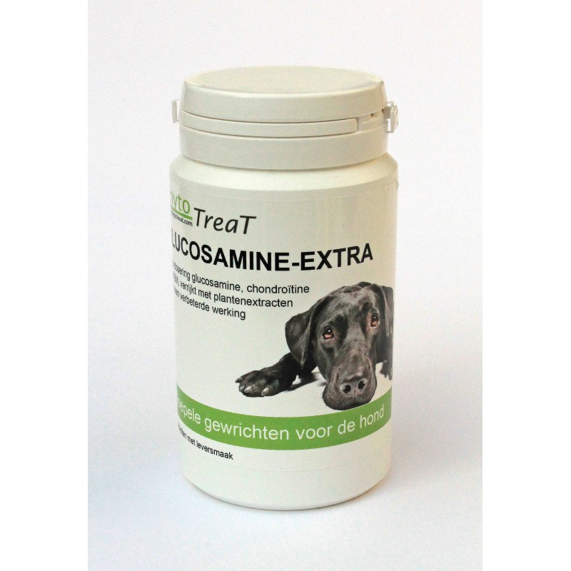paar Bot Kruiden Glucosamine Extra Hond™ - Ondersteuning van de gewrichten bij honden -  PhytoTreat / Direct-Dierenarts